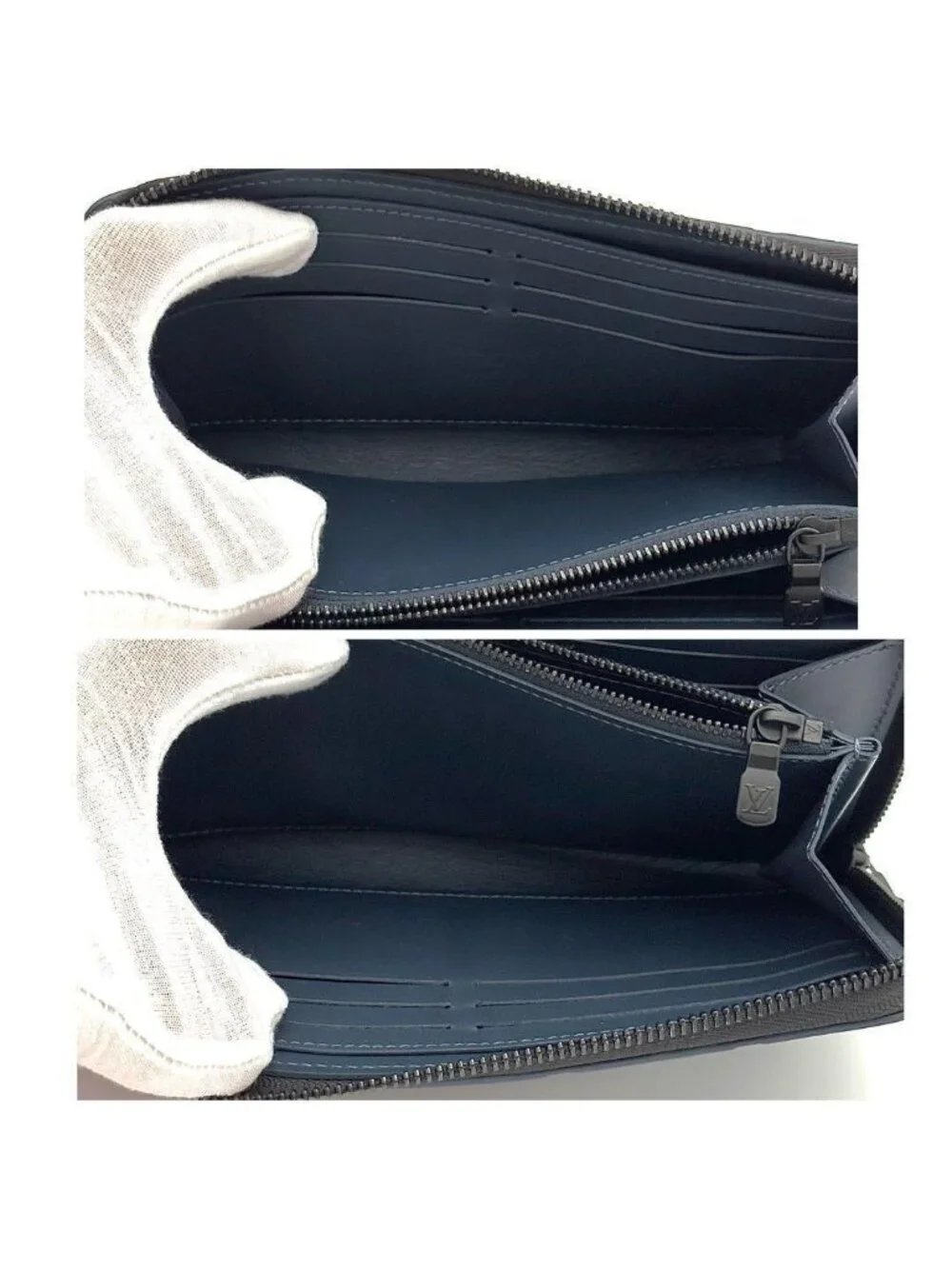 Louis Vuitton Wallet Zippy Horizontal Navy